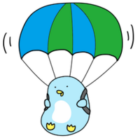 「そびえる塔と街明かり・辻堂ゆめ《今日未明》//パラシュートで夢の世界へ・・・