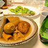 日常：富翁を飲んでいる