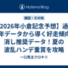 【2026年小倉記念予想】過去25年データから導く好走傾向と消し推奨データ！夏の波乱ハンデ重賞を攻略
