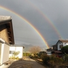 にわか雨と虹🌈