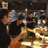 ゆのつリレーマラソンの直会があった。