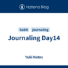 Journaling Day14
