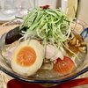 【今週のラーメン４６３３】 らーめん天神下 大喜 （東京・台東） 冷やしとりそば ＋ アサヒドライゼロ　〜冷え冷え感にカオスな具材展開！そして緻密な味組み立て！毎年通うべし極上冷やし麺！