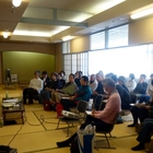 「看とりとおくり」の講座は、笠井キリスト教福音教会の神戸輝明牧師に