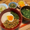 【丼が好きすぎて　ねばねば丼と今日のぬか漬け】