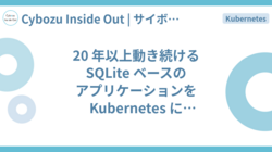 20 年以上動き続ける SQLite ベースのアプリケーションを Kubernetes に移行しています