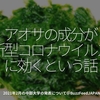1240食目「アオサの成分が新型コロナウイルスに効くという話」2021年2月の中部大学の発表について＠BuzzFeedJAPAN