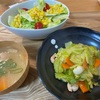 3月7日　野菜とシーフードの炒め物