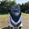 PCX 純正ボディマウントシールド取付け