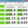 KingSpec SATA-Mini PCIe EeePC 900/901/903/S101 MLC SSD 128GB performance - Crystal Disk Mark