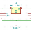 表面実装レギュレータams1117を使ってみた