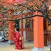 紅葉八幡で黒田藩伝居合の奉納があった。