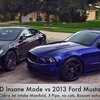 フォード マスタングGT 5.0 vs テスラ モデルS P85D 動画