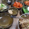 韓国、木浦のホナンヘジャンクで、ヘジャンク＝豚骨スープを食べたよ！！