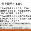 プログラムを説明する (2)いつ，何を説明するか