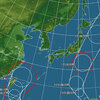 オッと台風が２つか。