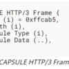 HTTP/3におけるDATAGRAMの送信と、CAPSULEフレームについて