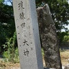 千田橋北詰の瓊猿田彦大神（阿波市市場町香美）徳島県の庚申塔 #35