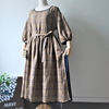 麻混Wガーゼのワンピース②