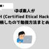 ほぼ素人がCEH (Certified Ethical hacker) に合格したので勉強方法まとめる