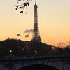 暮れなずむコンコルド広場の景色が　コンコルド広場　パリ