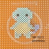 アイロンビーズ図案　ポケットモンスター　ゼニガメ　pocketmonster