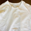 B Natural Tee（14/-吊り編みTee 白） 経年変化【3年】