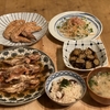 4月23日の飯。バランスの良い食事。