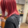 夏にオススメ▷ブリーチ使用◎赤み強めの【チェリーピンクカラー】