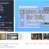 【新作無料アセット】ウィンドウをベースとした強力なGUIシステム！独自GUI言語により多人数開発が可能！Unityでモバイル、ソシャゲ開発が捗る 日本作家さんによる本格GUIシステム「WindowSystem for Unity」