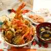 積丹あわび漁解禁、汐彩の特製天丼美味し～♪