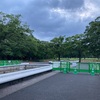 朝ラン夜バイクの2部練と代々木公園の工事始まる