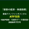 【7月・据置価格】7/15 (US7/14) 最強のテクノファンダメンタルATF指数（S&P500・125年超のデータより）
