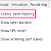 Chrome DevTools の「Enable paint flashing」を使う