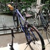 半年振りに自転車に空気を入れる