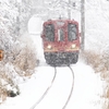 雪の京都丹後鉄道