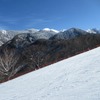 飛騨の冬景色　『朴の木平スキー場』