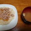 そうめん→親子丼