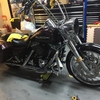 FLHRS　フロント周りカスタム　FXSTC　作業進捗状況