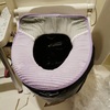 防災用簡易トイレを使ってみたが、固まる＝カチカチではないらしい