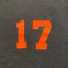 2032 珍品 ナンバリング『17』 両面プリント 70's ラッセルアスレチック Russell Athletic ナス紺 