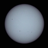 「太陽(白色光)」の撮影　2022年8月10日(機材：ミニボーグ50FL、E-PL6、ポラリエ)