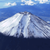 富士山の雪化粧