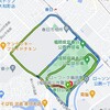 春日公園ランをコースに変化をつけて走りました。