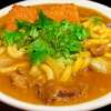 かつカレーうどん　～ふぁっさと、香り豊かな摘みたてパクチー～