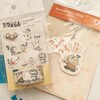 コロ助アクリルキーホルダーなどをもらう