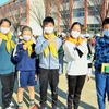 交通少年団引継ぎ式＋４年：家庭教育学級他