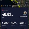 母の日の40km走