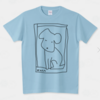 眠りわんこ　Tシャツ