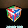 ルービックキューブで模様を作りました！　Rubik's Cube art design